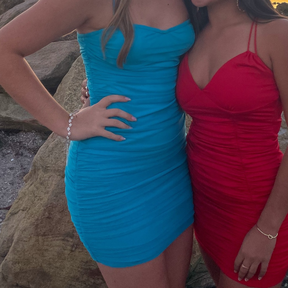 Superdown Blue Mini Dress